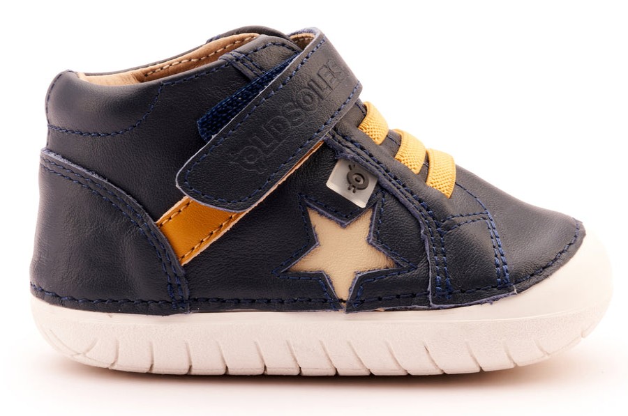 Shoes Old Soles Boy'S Casual Shoes | Old Soles Boy'S 4099 Rad Pave Casual Shoes - Navy / Yema / Cream