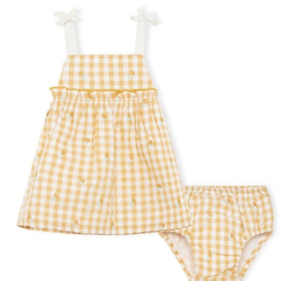 Clothes Tuc Tuc | Tuc Tuc Picnic Time Woven Dress With Bloomers