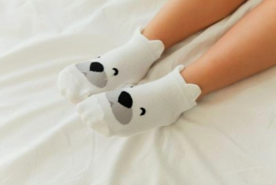 Clothes Eva & Elvin | Eva & Elvin Polar Bear Socks