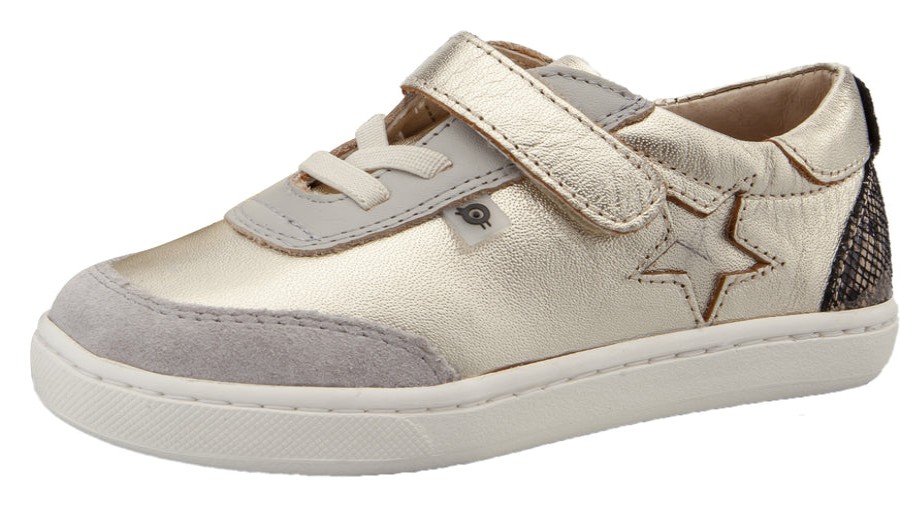 Shoes Old Soles Boy'S Casual Shoes | Old Soles Boy'S & Girl'S 6103 You Beaut Sneakers - Gold/Gris/Brown Serp