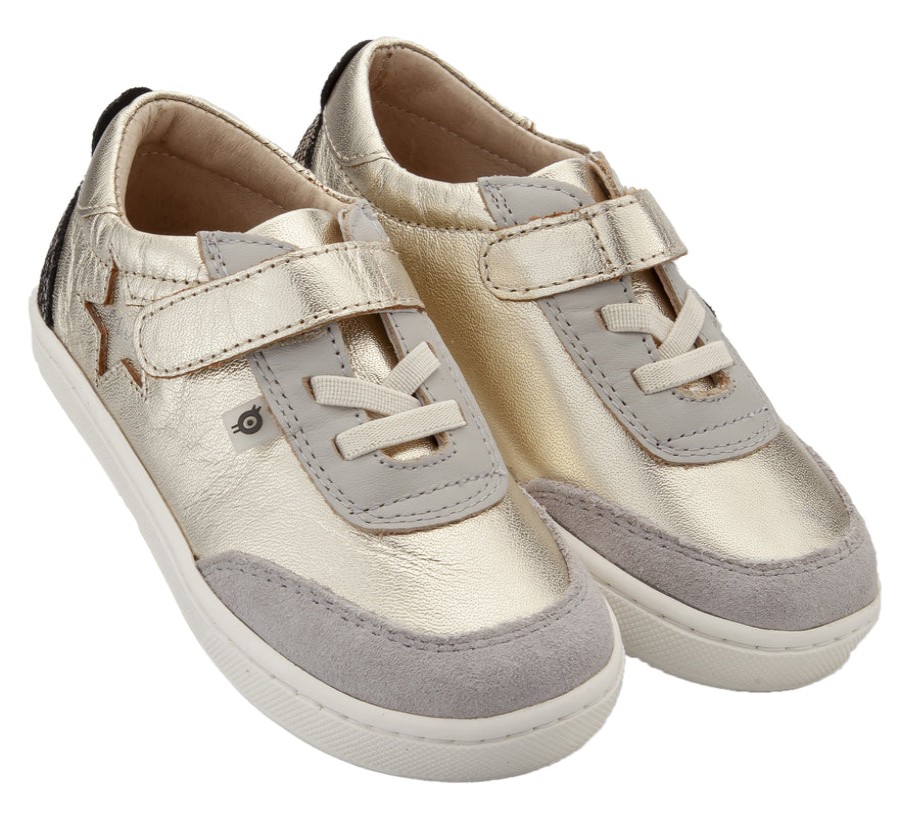 Shoes Old Soles Boy'S Casual Shoes | Old Soles Boy'S & Girl'S 6103 You Beaut Sneakers - Gold/Gris/Brown Serp