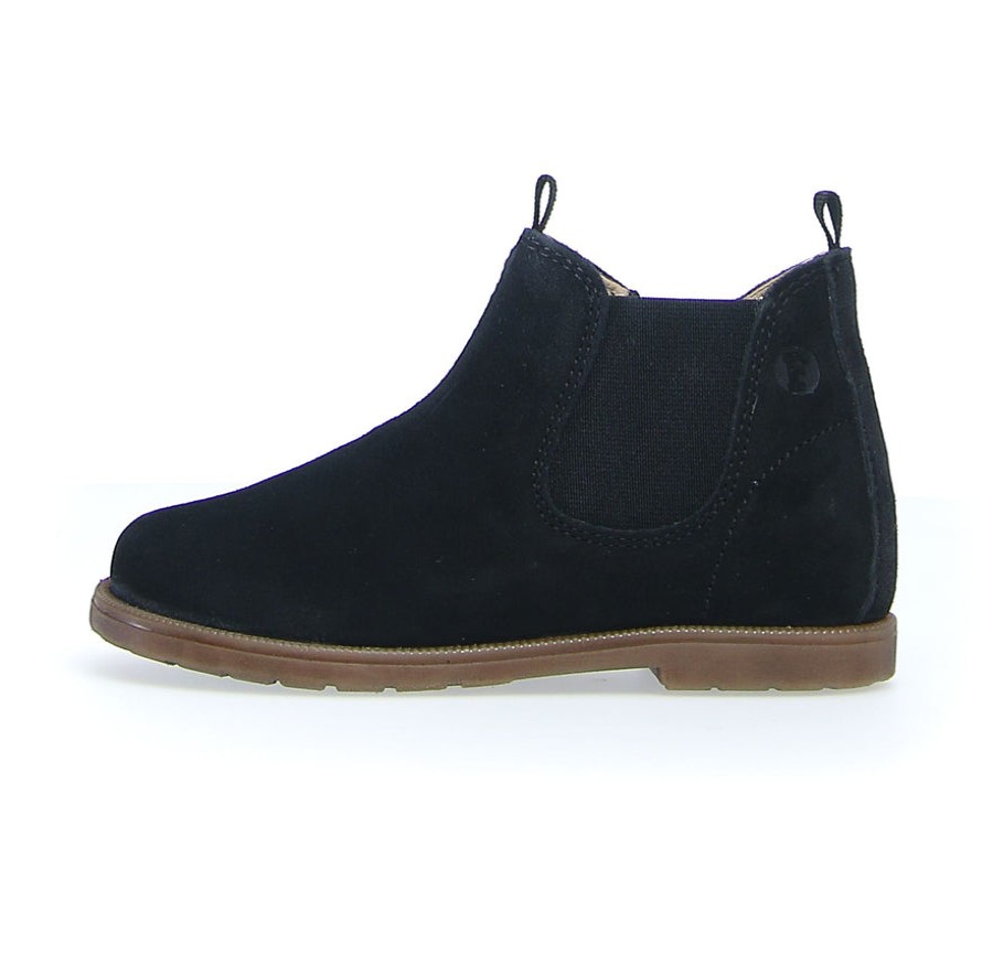 Shoes Naturino Boy'S Boots | Naturino Falcotto Girl'S & Boy'S Winter Wood Suede Sneakers - Black