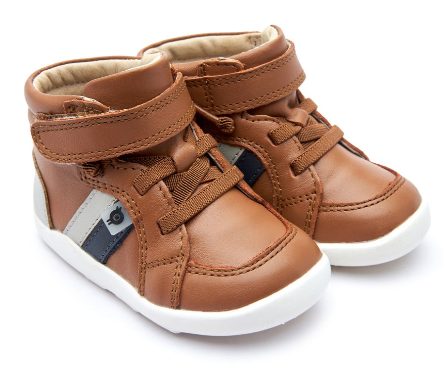 Shoes Old Soles Boy'S Casual Shoes | Old Soles Boy'S 8028 Upper Ground Sneakers - Tan/Gris/Navy