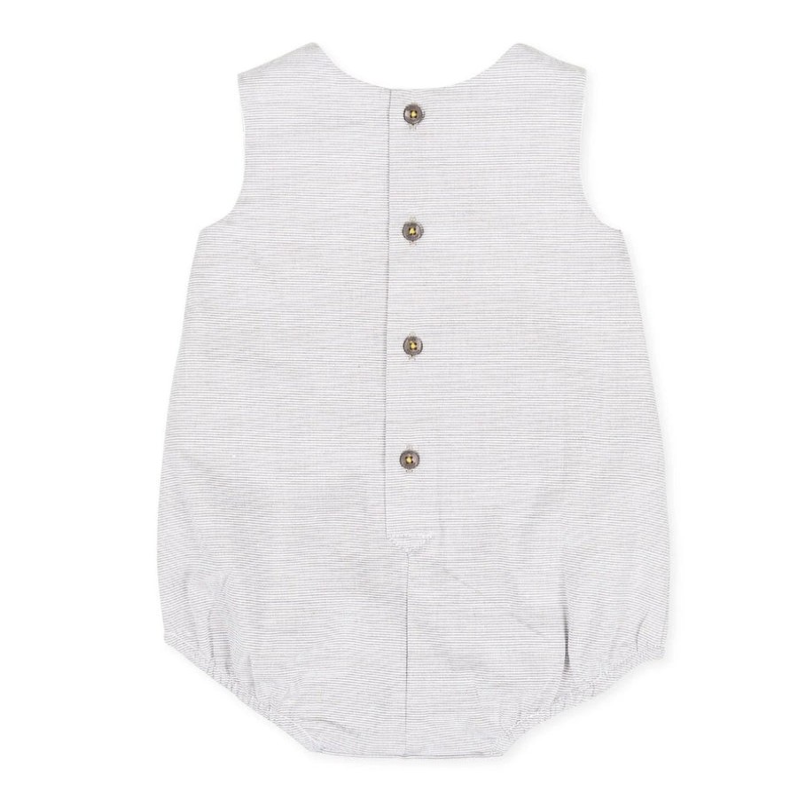 Clothes Tutto Piccolo | Tutto Piccolo Gray Bubble Romper