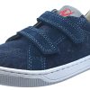 Shoes Naturino Boy'S Casual Shoes | Naturino Boy'S & Girl'S Contrasting Denim Suede Double Strap Low Top Casual Sneaker Shoe