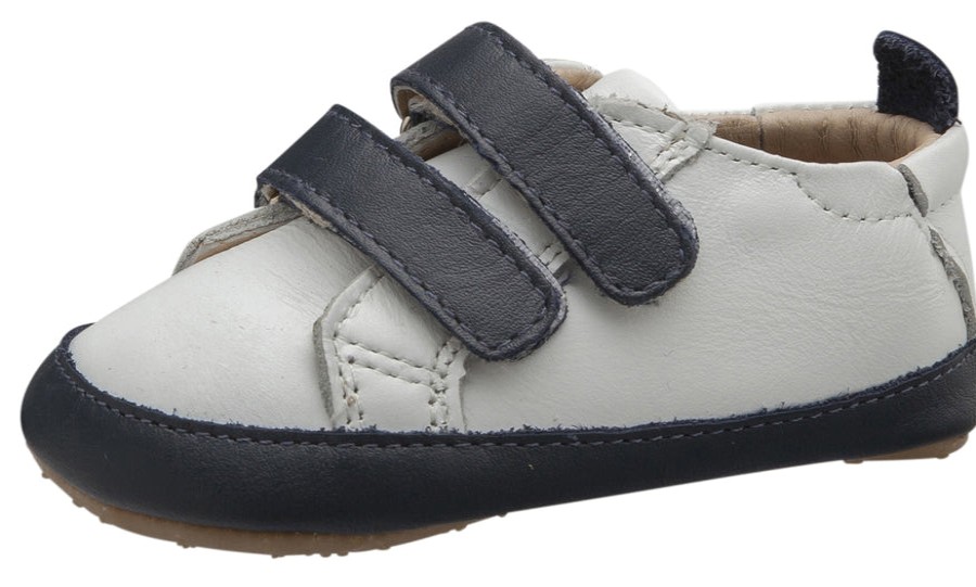 Shoes Old Soles Boy'S Casual Shoes | Old Soles Boy'S & Girl'S Eazy Markert Sneakers, Snow / Navy