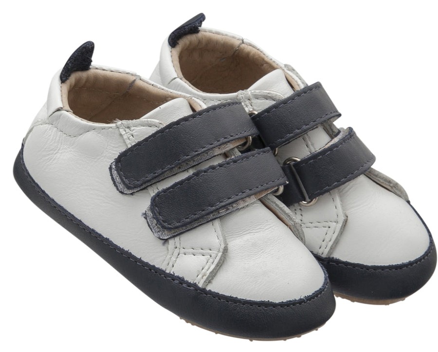 Shoes Old Soles Boy'S Casual Shoes | Old Soles Boy'S & Girl'S Eazy Markert Sneakers, Snow / Navy