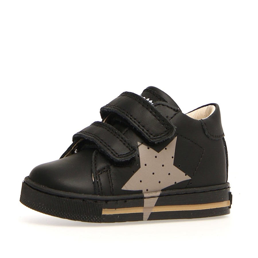 Shoes Naturino Girl'S Casual Shoes | Naturino Falcotto Boy'S And Girl'S Venus Vi Star Sneaker Shoes, Black - Taupe