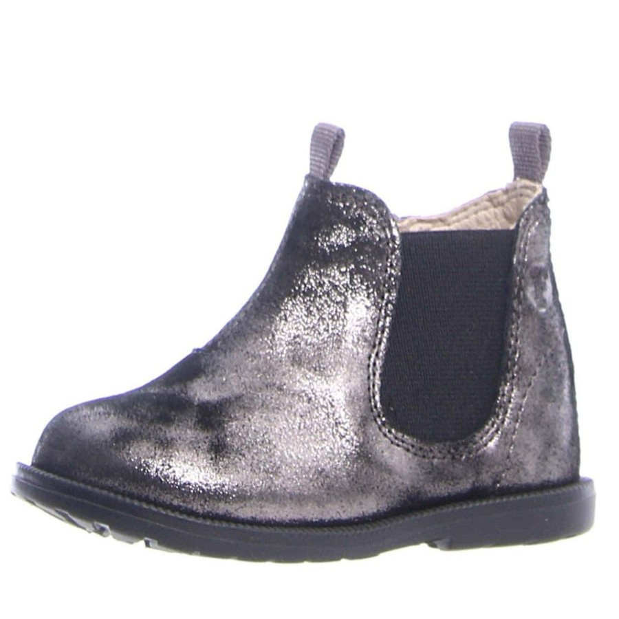 Shoes Naturino Boy'S Casual Shoes | Naturino Falcotto Girl'S & Boy'S Winter Wood Lam Boots - Inox