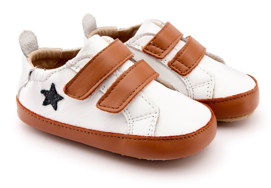 Shoes Old Soles Boy'S Casual Shoes | Old Soles Boy'S And Girl'S 0037R Star Markert Shoes - Snow/Tan/Navy