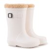 Shoes Igor Girl'S Boots | Igor Boy'S & Girl'S Euri Borreguito Lined Rain Boots, Blanco