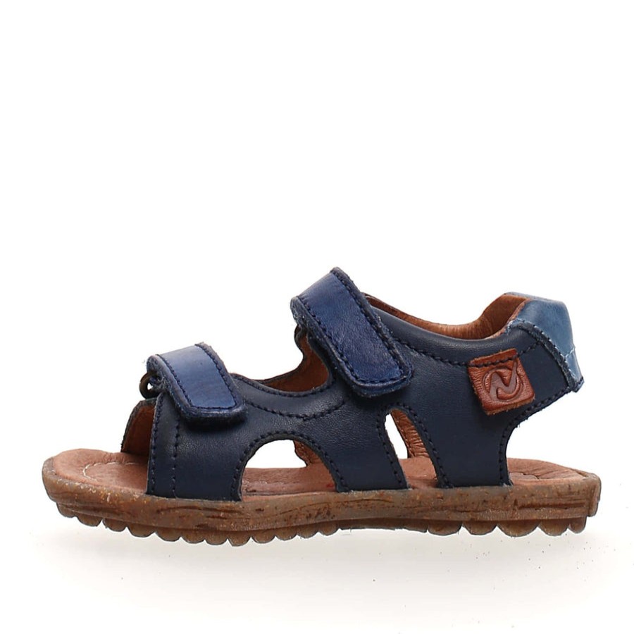 Shoes Naturino Girl'S Sandals | Naturino Boy'S And Girl'S Sky Sandals, Navy/Azure/Celeste