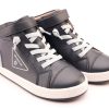 Shoes Old Soles Boy'S Casual Shoes | Old Soles Boy'S 1000 Brigade High Top Casual Shoes - Navy / Dusty Blue / White Navy Sole