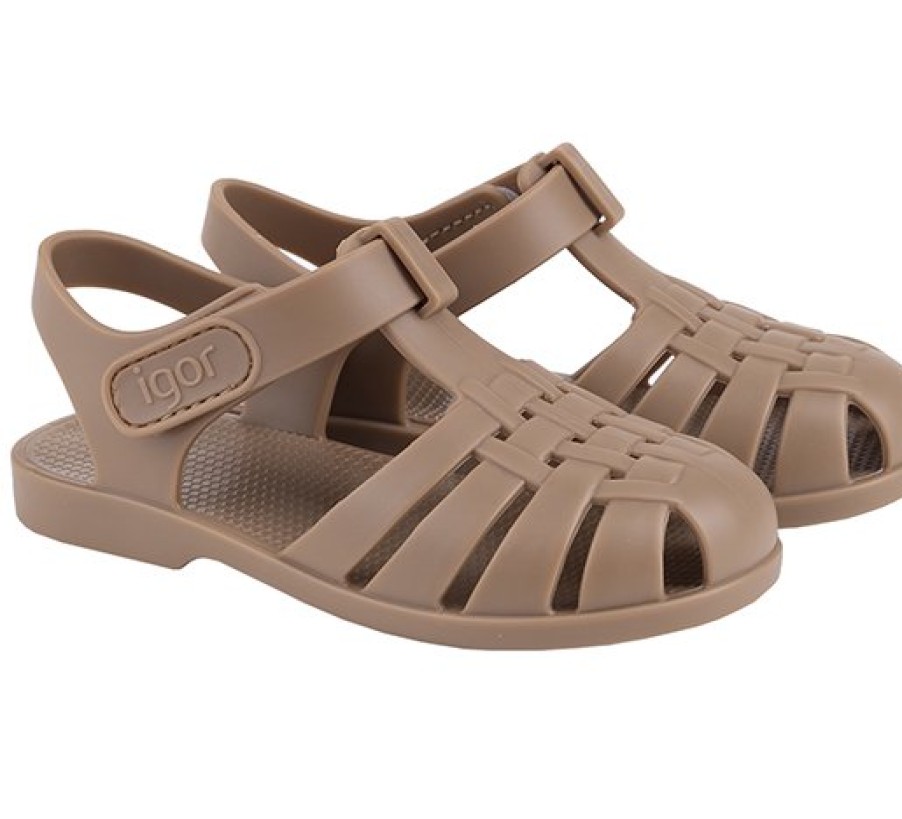 Shoes Igor Boy'S Sandals | Igor Girl'S And Boy'S S10288 Clasica V, Taupe