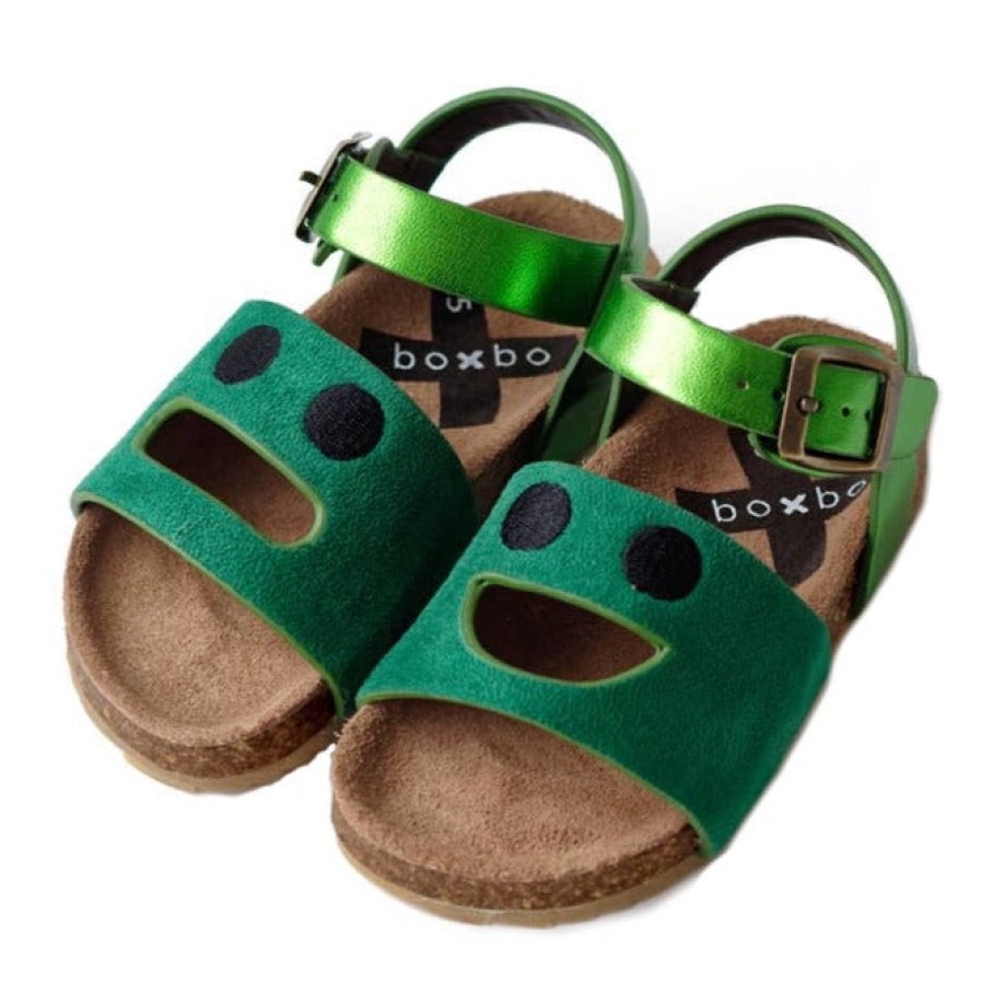 Shoes BOXBO Girl'S Sandals | Boxbo Girl'S Wistiti Sandals, Emerald Green