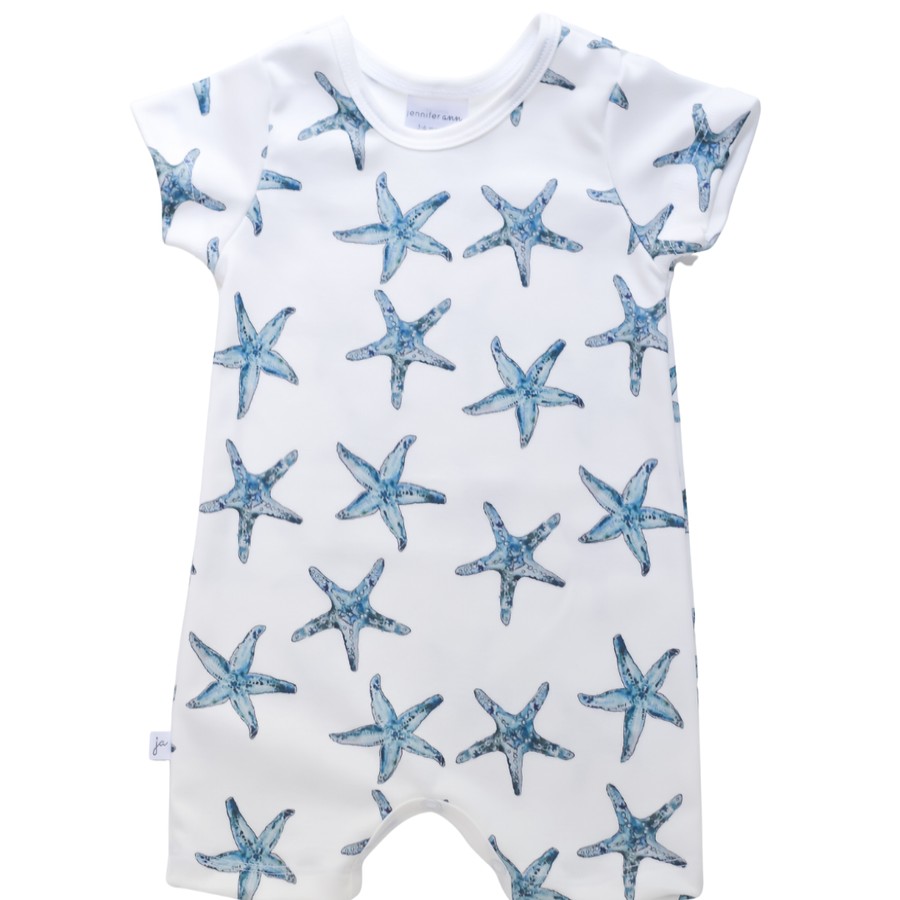 Clothes Jennifer Ann | Jennifer Ann Organic Starfish Romper