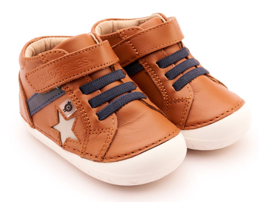 Shoes Old Soles Boy'S Casual Shoes | Old Soles Boy'S 4099 Rad Pave Casual Shoes - Tan / Navy / Gris