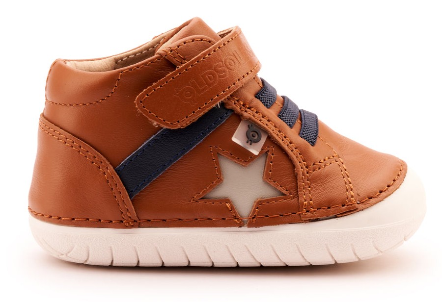 Shoes Old Soles Boy'S Casual Shoes | Old Soles Boy'S 4099 Rad Pave Casual Shoes - Tan / Navy / Gris