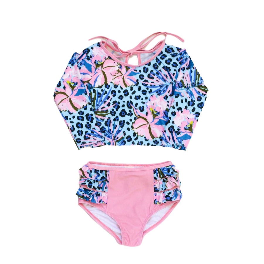 Clothes Blueberry Bay | Blueberry Bay Palmilla Dolce Two Piece Swimsuit