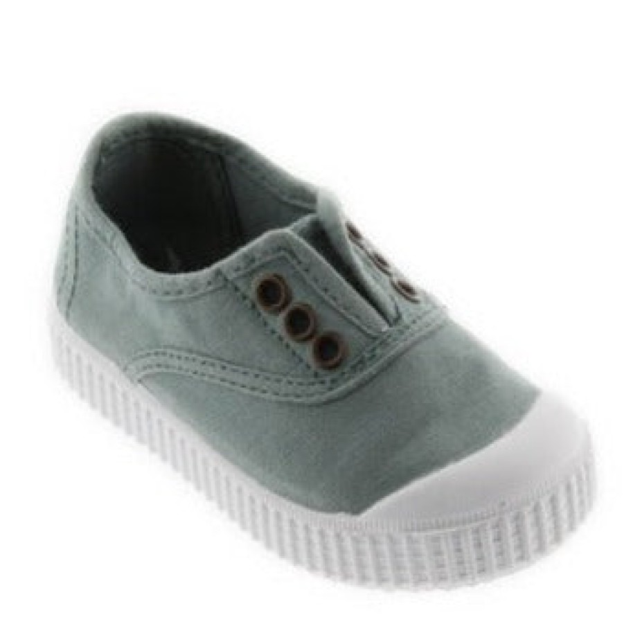 Shoes Victoria Boy'S Casual Shoes | Victoria Boy'S And Girl'S Inglesa Slip-On Canvas Sneakers, Jade