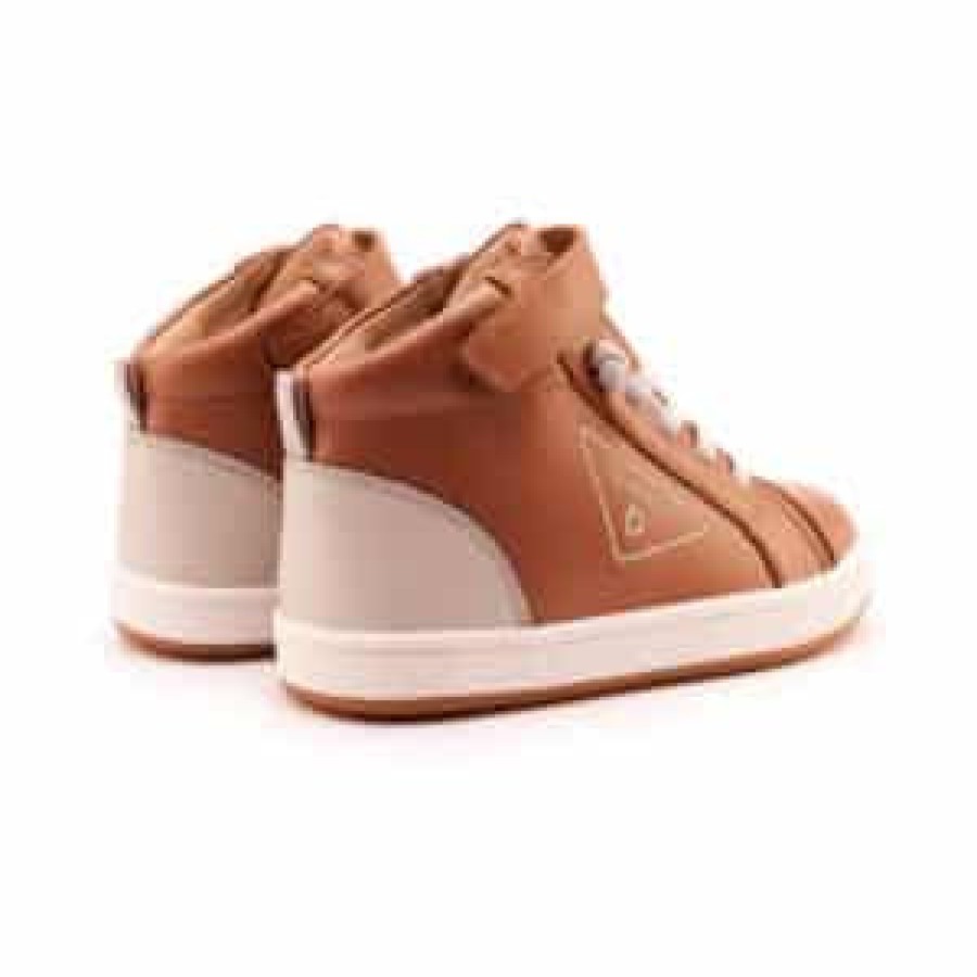 Shoes Old Soles Boy'S Casual Shoes | Old Soles Boy'S 1000 Brigade High Top Casual Shoes - Tan/Gris