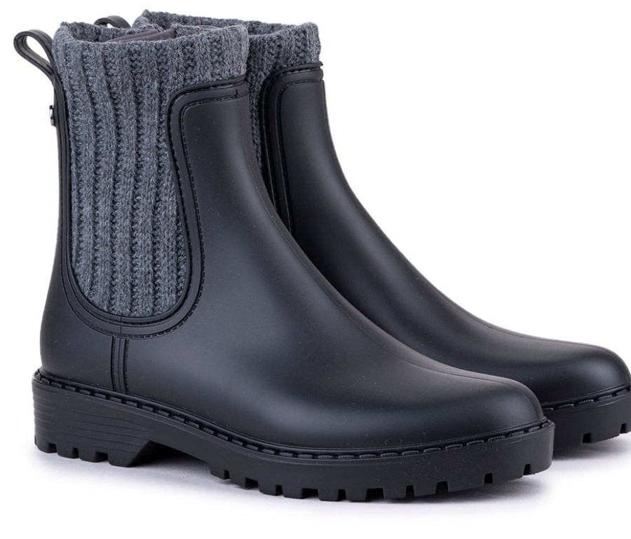 Shoes Igor Girl'S Boots | Igor Women'S Trak Mate Woolen Boot, Nero/Gris