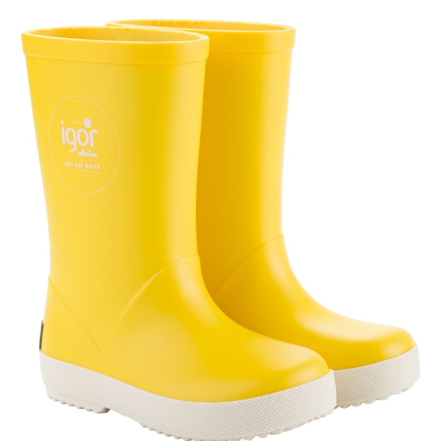 Shoes Igor Girl'S Boots | Igor Girl'S And Boy'S Splash Nautico Rain Boot, Amarillo