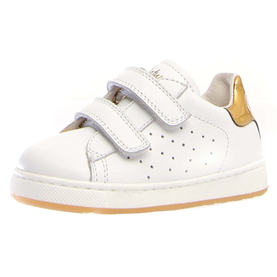 Shoes Naturino Girl'S Casual Shoes | Naturino Girl'S And Boy'S Vl Hasselt Sneaker Shoes - White/Platinum