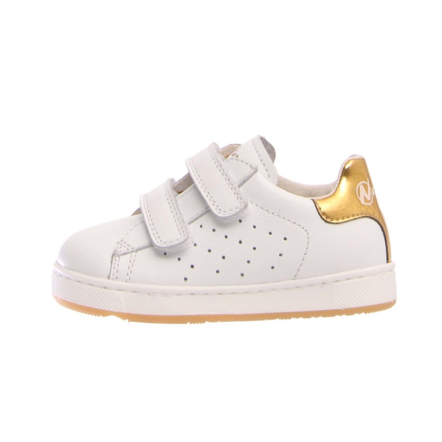 Shoes Naturino Girl'S Casual Shoes | Naturino Girl'S And Boy'S Vl Hasselt Sneaker Shoes - White/Platinum