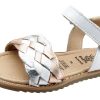 Shoes Old Soles Girl'S Sandals | Old Soles Girl'S 7031 Tripelie Sandals - Snow/Silver/Copper