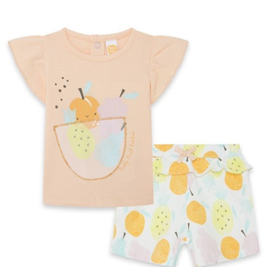 Clothes Tuc Tuc | Tuc Tuc Picnic Time Shorts Set, Peach