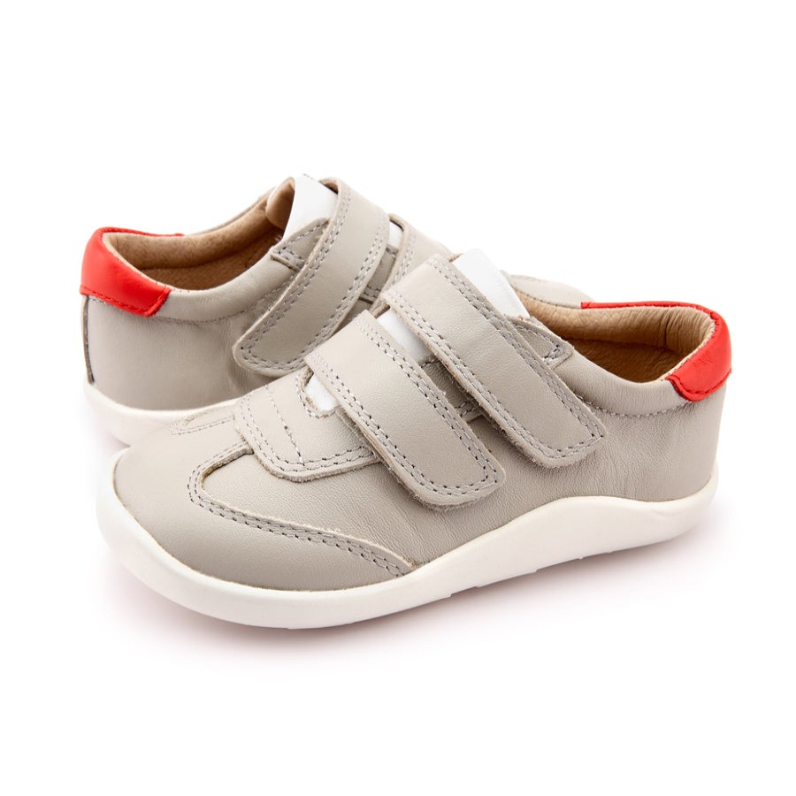 Shoes Old Soles Girl'S Casual Shoes | Old Soles Boy'S And Girl'S 8012 Path Way Shoe - Gris/Snow/Bright Red