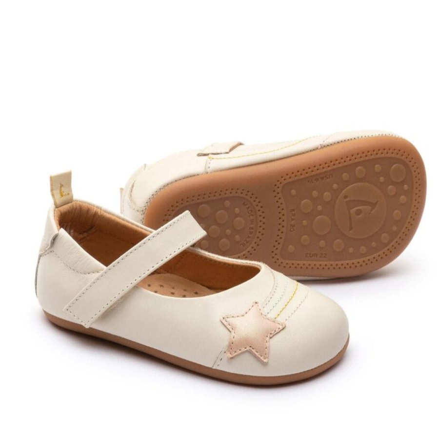 Shoes Tip Toey Joey Girl'S Casual Shoes | Tip Toey Joey Girl'S Dolly Star Mary Jane, Tapioca/Candy Dream