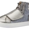 Shoes Old Soles Boy'S Casual Shoes | Old Soles Girl'S And Boy'S O-Glam Sneakers, Glam Gunmetal / Rich Silver