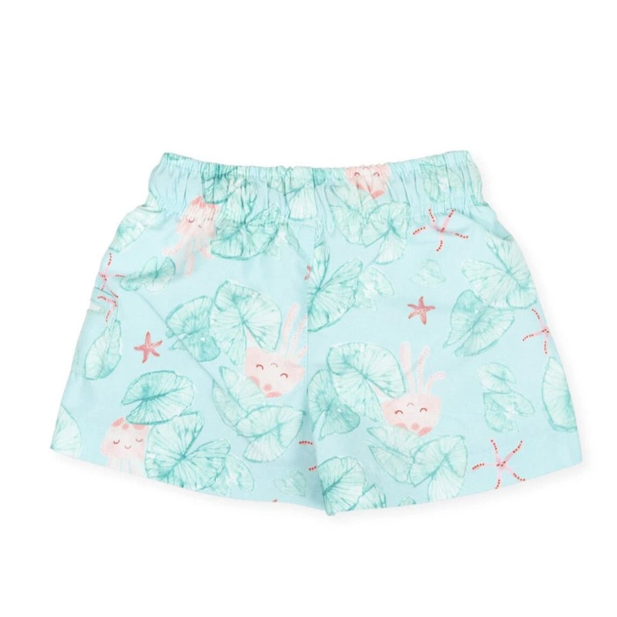 Clothes Tutto Piccolo | Tutto Piccolo Green Print Swim Trunks