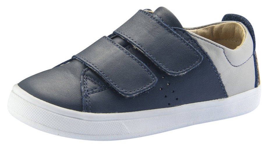 Shoes Old Soles Boy'S Casual Shoes | Old Soles Boy'S And Girl'S Toko Leather Sneakers, Navy/Gris