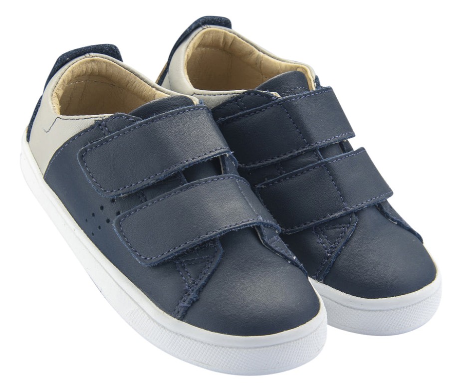 Shoes Old Soles Boy'S Casual Shoes | Old Soles Boy'S And Girl'S Toko Leather Sneakers, Navy/Gris