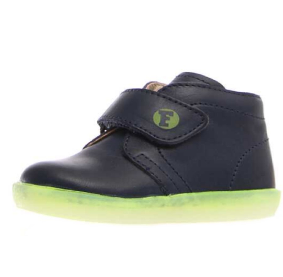 Shoes Naturino Girl'S Casual Shoes | Naturino Falcotto Boy'S And Girl'S Conte Shoes, Navy/Giallo Fluo