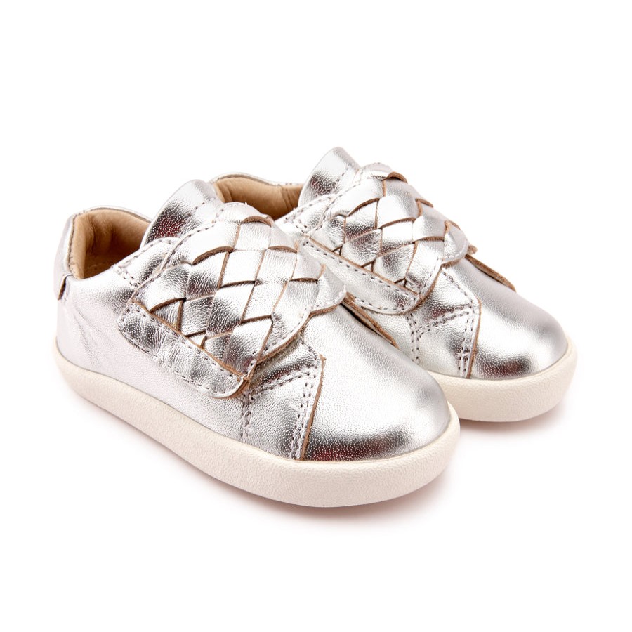 Shoes Old Soles Boy'S Casual Shoes | Old Soles Boy'S & Girl'S 5074 Sneaky Plat Sneaker Shoe - Silver