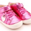 Shoes Old Soles Girl'S Casual Shoes | Old Soles Girl'S 4097 Harper Pave Casual Shoes - Fuchsia Foil / Silver / Glam Argent