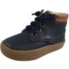 Shoes Old Soles Boy'S Casual Shoes | Old Soles Boy'S & Girl'S Rover Navy High Top Lace Up Sneaker Shoe