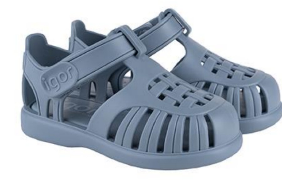 Shoes Igor Girl'S Sandals | Igor S10271 Tobby Solid Sandals - Oceano