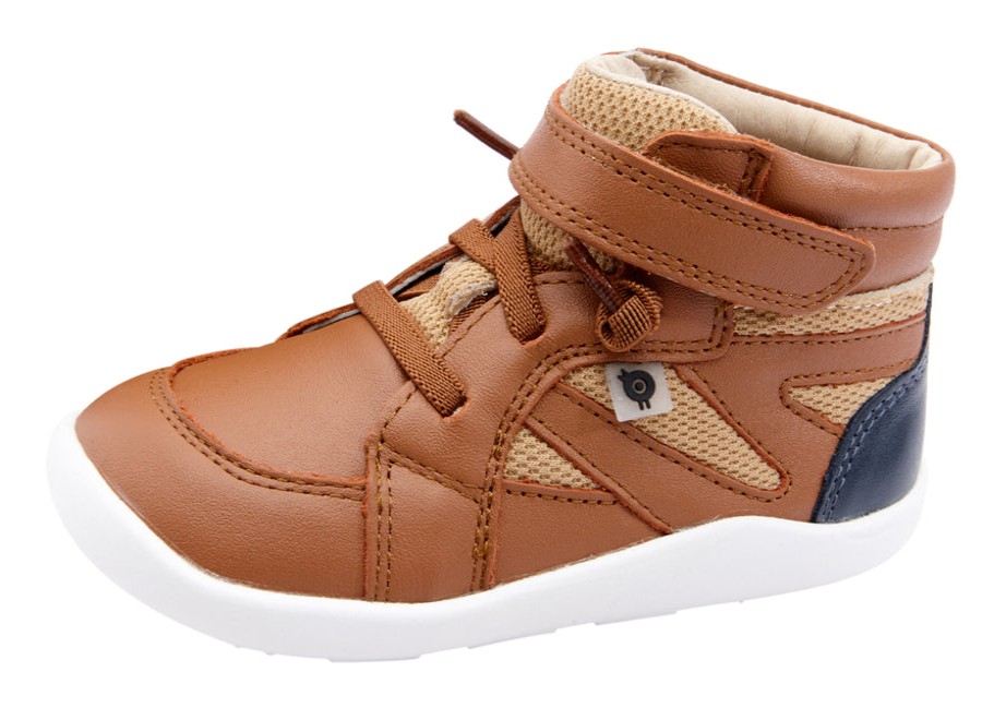 Shoes Old Soles Boy'S Casual Shoes | Old Soles Boy'S & Girl'S 8002 High Ground Sneakers - Tan/Navy