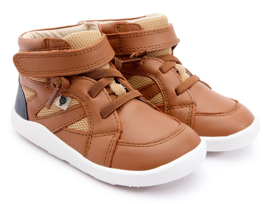 Shoes Old Soles Boy'S Casual Shoes | Old Soles Boy'S & Girl'S 8002 High Ground Sneakers - Tan/Navy