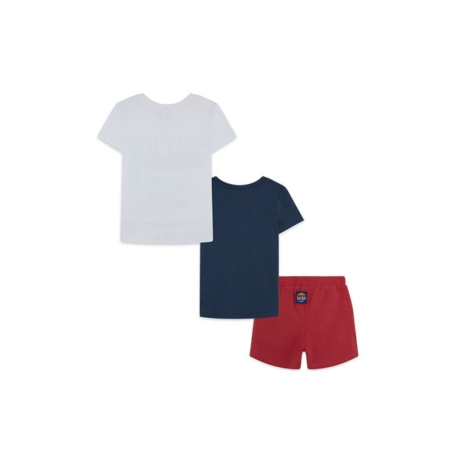 Clothes Tuc Tuc | Tuc Tuc Surf Themed 3 Piece Shorts Set