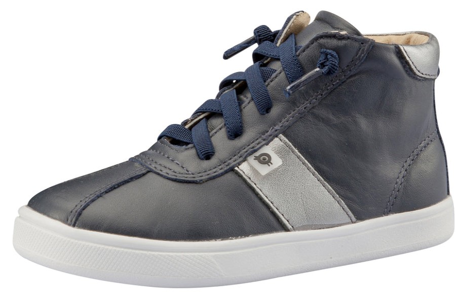 Shoes Old Soles Boy'S Casual Shoes | Old Soles Girl'S And Boy'S Glamourama Sneakers, Navy / Rich Silver