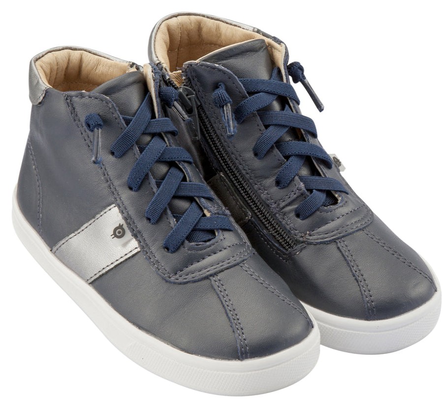 Shoes Old Soles Boy'S Casual Shoes | Old Soles Girl'S And Boy'S Glamourama Sneakers, Navy / Rich Silver