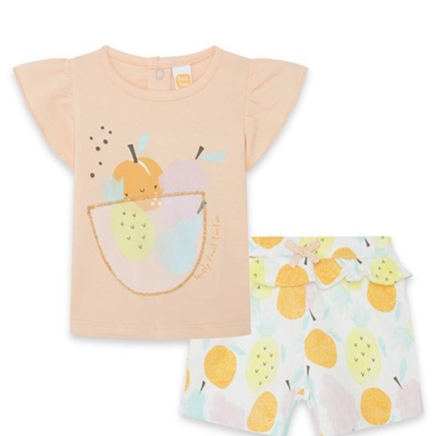 Clothes Tuc Tuc | Tuc Tuc Picnic Time Shorts Set, Peach