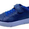 Shoes Geox Boy'S Casual Shoes | Geox Respira Boy'S J Nebcup Hook And Loop Sneaker Shoes, Navy/Grey