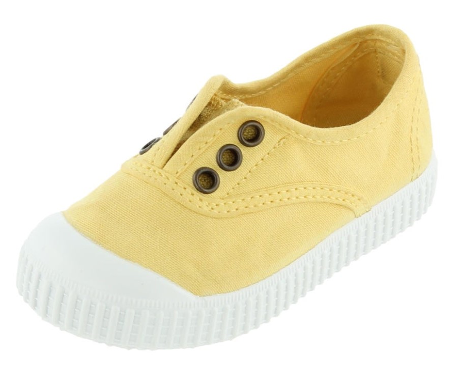 Shoes Victoria Girl'S Casual Shoes | Victoria Girl'S And Boy'S Inglesa Slip-On Canvas Sneakers, Maiz